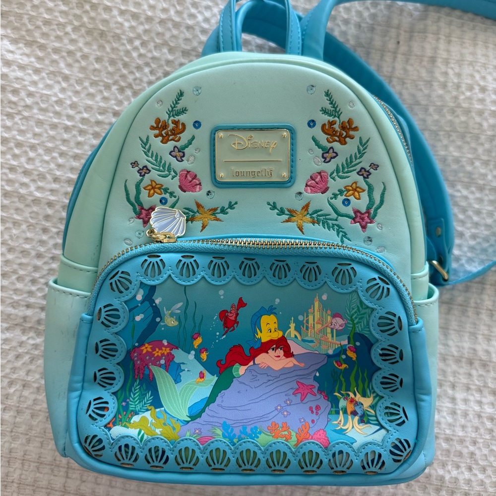 Disney Loungefly Little Mermaid mini Backpack